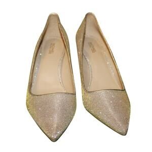 MICHAEL Michael Kors Gold shimmer shoes Sz. 9.5M NWOBox - Alina